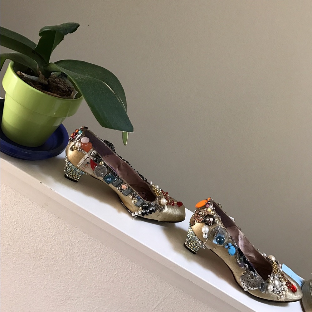Up-cycled Grandma GiGi's Heels Oh So Charming